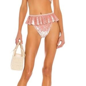 MONTCE Pink Crush Tamarindo Ruffle Bikini Bottom‎